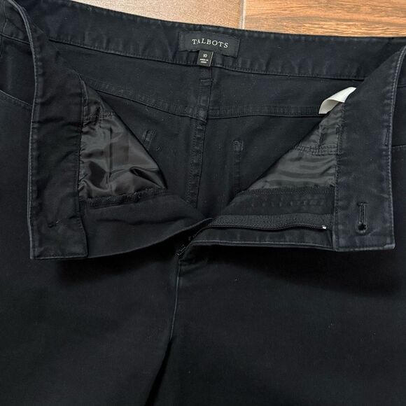 Talbots Stretch Pants Black Pants Size 10 - Picture 6 of 7